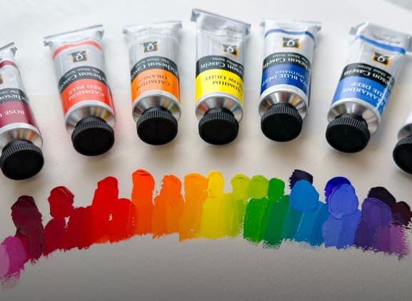 Casein paints