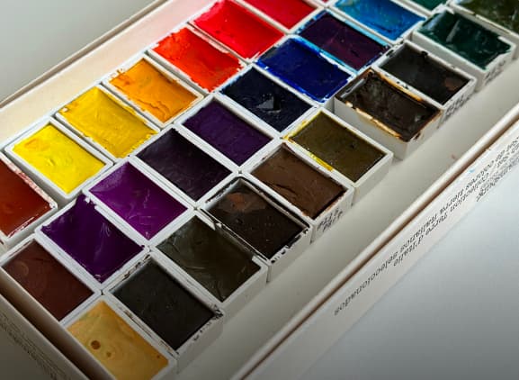 Watercolor paints