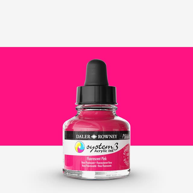 Image of Daler Rowney Fluorescent Pink