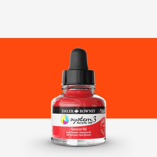 Image of Daler Rowney Fluorescent Red