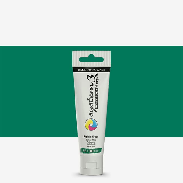 Image of Daler Rowney Pthalo Green, Phthalo Green