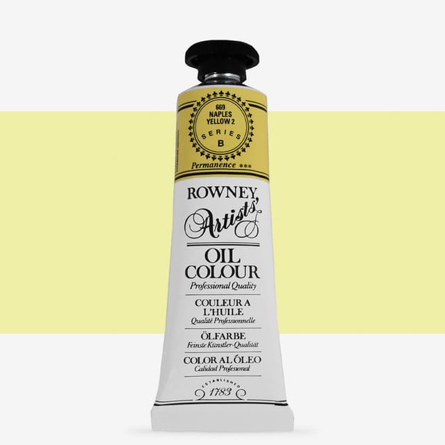 Image of Daler Rowney Naples Yellow 2