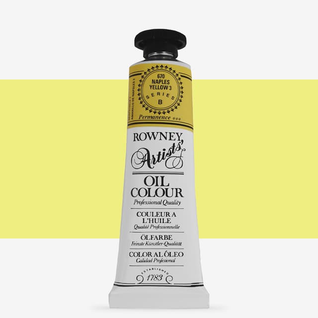 Image of Daler Rowney Naples Yellow 3