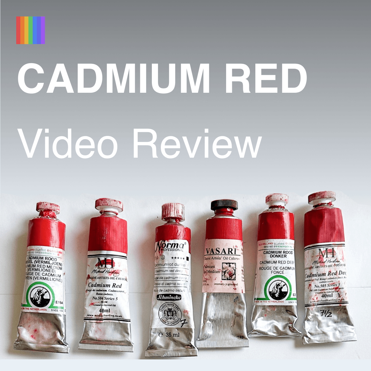 Cadmium Red Comparison - Video Review