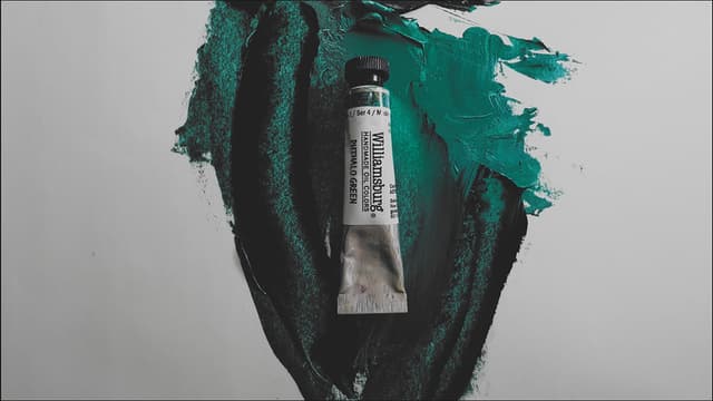 Phthalo Green Blue Shade is intense, transparent, and leans toward blue green 1