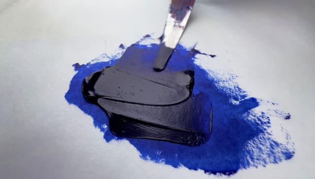 Ultramarine in Linseed Oil 2