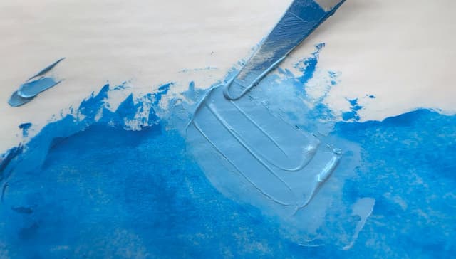 Tinting strength 1:1 of Genuine Cerulean by Maimeri Puro 1